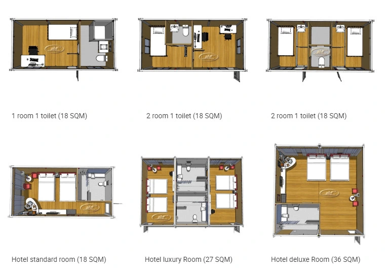 Technical Support Flat Packing Container House as Hospital