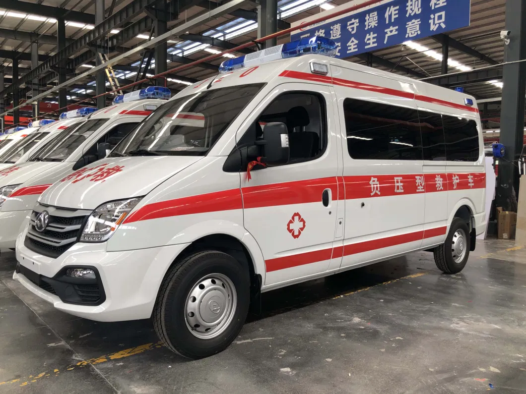 Saic Wheelbase Patient Transfer Ambulance 2.0t Maxus Monitor Ward-Type ICU Ambulance