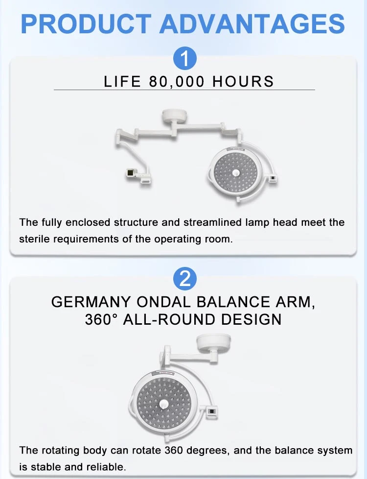 ceiling Hospital LED Surgical Shadowless Operating Light LED Operating Room