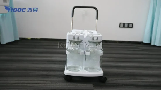 Yx932D Медицинский хирургический портативный электрический мобильный аппарат для вакуумного отсасывания мокроты